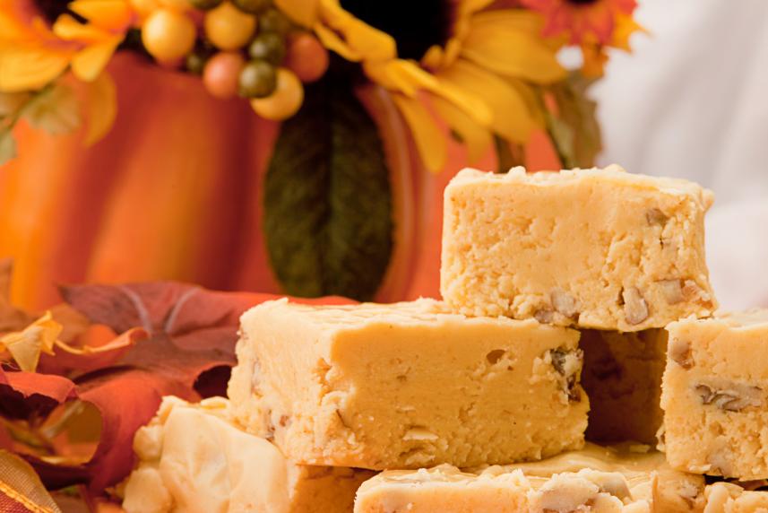 Pumpkin fudge