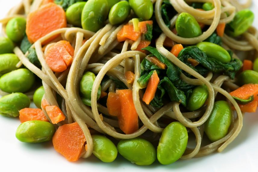 Vegetable & Edamame Pasta