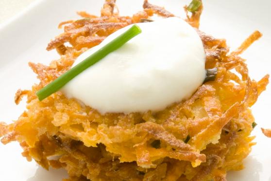 Photo: Baked Sweet Potato Latkes