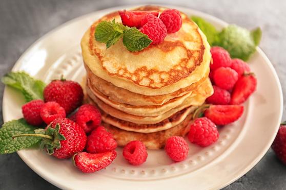 Photo: Cornmeal Pancakes.