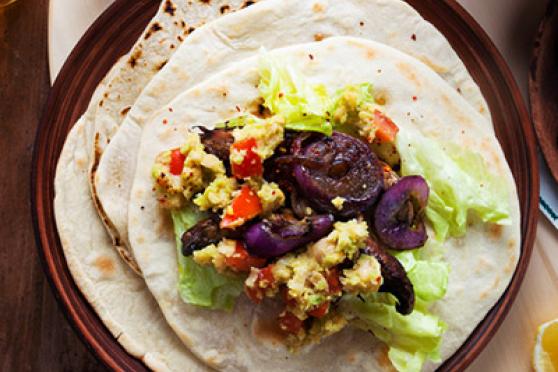 Mushroom Tempeh Tacos